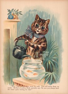 Gatos de Louis Wain (cromolitho) de Louis Wain