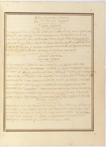 "Reflexões sobre minha entrevista com o Sr. le du du de la Vauguyon", manuscrito autografado, janeiro de 1767 a início de 1769 de Louis XVI