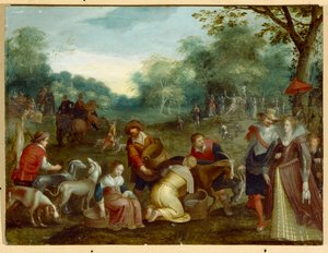 Mola (óleo sobre tela) de Louis de (circle of) Caullery