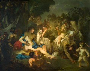 The Infancy of Bacchus, c.1700-10 (óleo sobre tela)