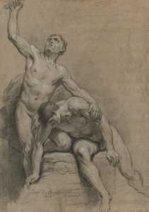 Dois nus masculinos, 1710.