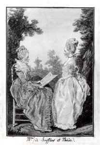 Madame la Comtesse de Boufflers e Thérèse, meados da década de 1760.