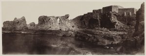 Kaalat el Athlit, Síria, vista do beira-mar, 1859.