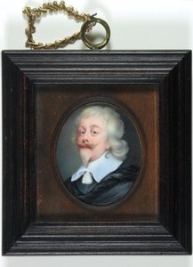 Sir Edward Littleton, Lord Littleton Of Munslow (esmalte) de Louis du (attr.to) Guernier