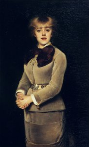 Retrato da actriz Jeanne Samary, 1879.