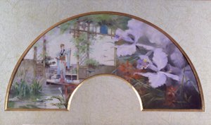 Sarah Bernhardt em um jardim japonês