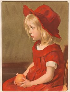 Garota com Laranja, 1899. de Louise Breslau