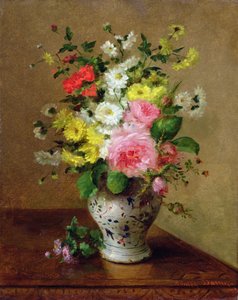 Ainda vida com flores em um vaso, c.1866