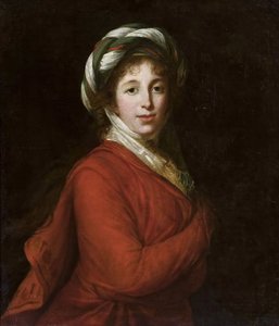 Retrato da Condessa Helena Radziwill 1753-1821, née Przezdziecka, ca 1802-1805. de Elisabeth Louise Vigee Lebrun