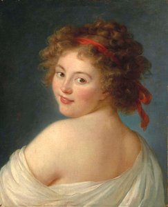 Retrato da Condessa Yekaterina Skavronskaya, née von Engelhardt 1761-1829, 1790. de Elisabeth Louise Vigee Lebrun