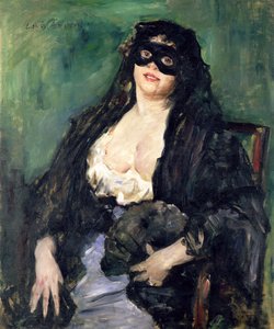A Máscara Negra (óleo sobre tela)