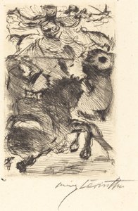 Adhba die Kamelin (Adhba, o camelo) de Lovis Corinth