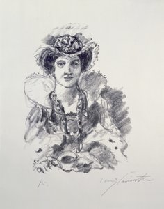 Ana Bolena durante o torneio de Lovis Corinth