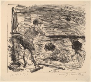 Badeanstalt (A Casa de Banhos) de Lovis Corinth