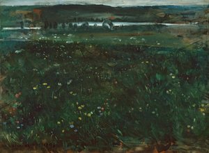 Em Unterschäftlarn no Isar de Lovis Corinth