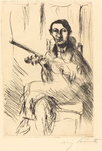 Retrato de Andreas Weissgaerber, 1919. de Lovis Corinth