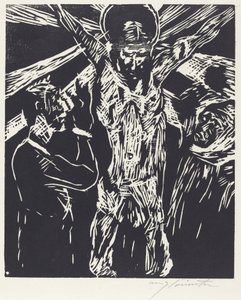 Cristo na Cruz A Crucificação, 1919. de Lovis Corinth