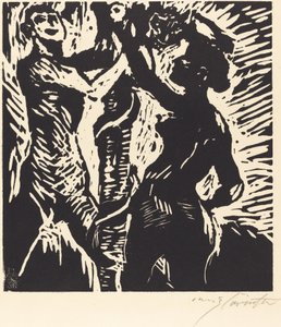 A Queda (Adão e Eva) de Lovis Corinth
