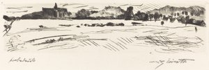 Paisagem com Dunas, 1917. de Lovis Corinth