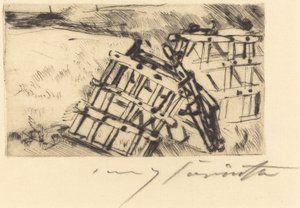 Egge Harrow, 1916. de Lovis Corinth