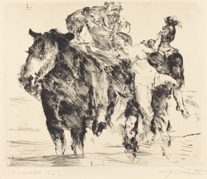 Violação Feminina Predadora, 1920. de Lovis Corinth