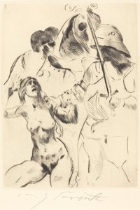 Mulher Rapto III (Abdução III) de Lovis Corinth