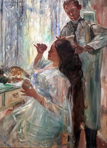Alemão: Am Putztisch Charlotte Corinth at her Dressing Table de Lovis Corinth