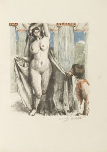 Ilustração para The Song of Songs, 1911 de Lovis Corinth