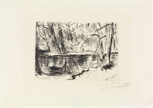 No Jardim Zoológico de Lovis Corinth