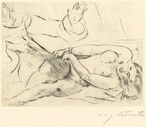 Joseph und Potifars Weib II Joseph e a esposa de Potifar II, 1915. de Lovis Corinth