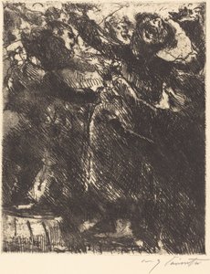 Sermão do CapuchinhoPreferência ao Sermão do Capuchinho..., 1923. de Lovis Corinth