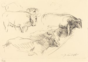 Vacas Vacas, 1910. de Lovis Corinth