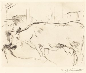 Kuhstall II (Cow Barn II) de Lovis Corinth