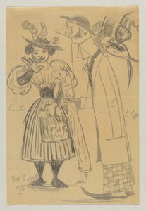 Lovis Corinto e Carl Strathmann de Lovis Corinth