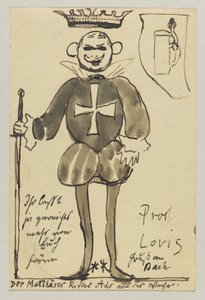 Lovis Corinth a Carl Strathmann: cartão postal, carimbo postal 21 de Junho de 1902 e 22 de Junho de 1902 de Lovis Corinth
