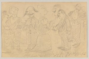 Lovis Corinth a Carl Strathmann: cartão postal, carimbo postal 8 de Novembro de 1899 de Lovis Corinth