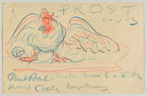Lovis Corinto a Elly Strathmann: cartão postal, carimbo postal 19 de Maio de 1911 de Lovis Corinth