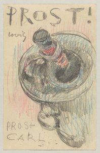Lovis Corinth para Elly Strathmann: cartão postal, carimbado em 22 de maio de 1911 de Lovis Corinth