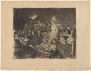 Maria Antonieta a caminho do cadafalso de Lovis Corinth