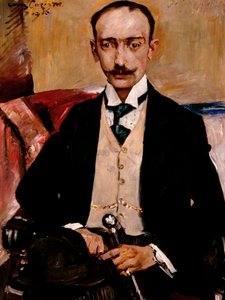 Retrato do Dr. Karl Schwarz  de Lovis Corinth