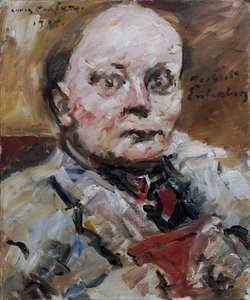 Retrato do poeta Herbert Eulenberg, 1924. de Lovis Corinth