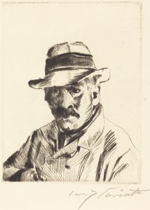 Autorretrato com chapéu de palha