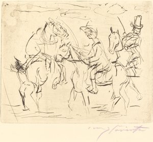 Cavaleiros de domingo de Lovis Corinth