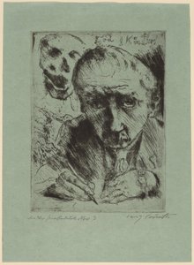 Death and the Artist Death and the Artist, 1920-1921. de Lovis Corinth
