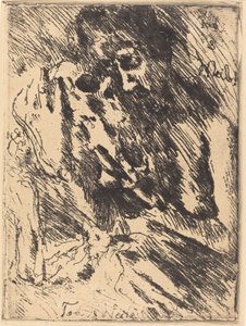 Tod und Weib Death and the Woman, 1921 publicado em 1922. de Lovis Corinth