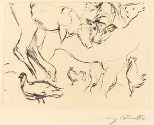 Vários estudos em animais de Lovis Corinth