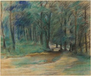 Caminho da Floresta, década de 1890. de Lovis Corinth