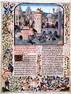 Massacre dos rebeldes camponeses em Meaux, 1358, c1475