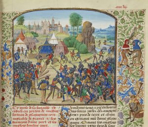 A Batalha de Chiset em 21 de março de 1373, ca 1470-1475.