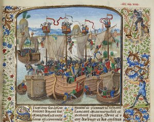 A Batalha de La Rochelle, 1372, ca 1470-1475.